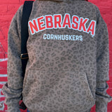 Nebraska Cornhuskers Leopard Hoodie