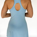 The Alex Tennis Romper Dress- L. Blue - Ana Patricia Boutique