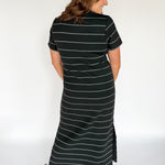 Scuba Maxi Dress- Stripe - Ana Patricia Boutique