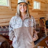 Camo Sherpa Pullover