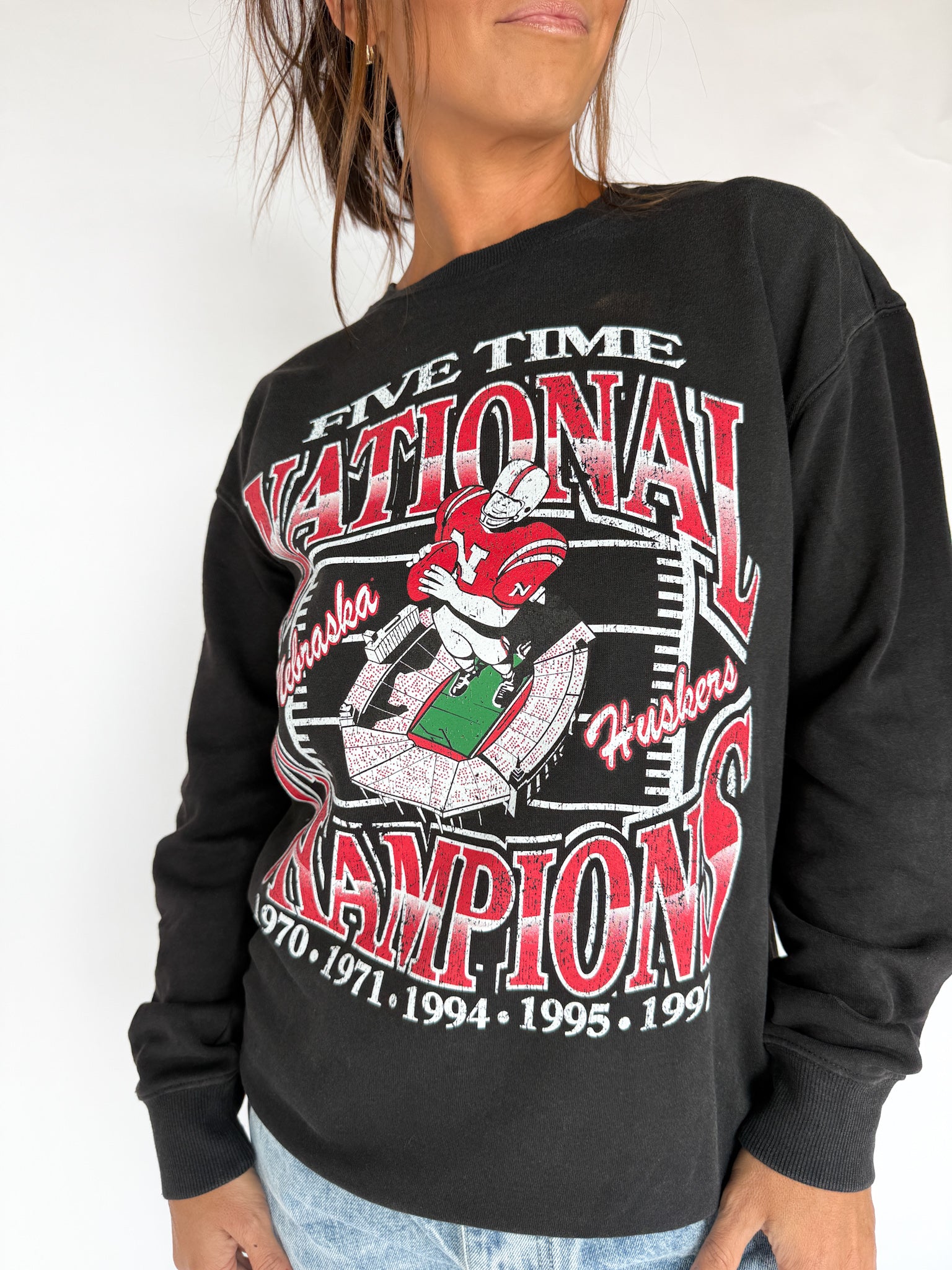Nebraska Classic Champion Crewneck - Ana Patricia Boutique