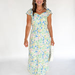 Floral Print Maxi Dress - Ana Patricia Boutique