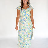Floral Print Maxi Dress - Ana Patricia Boutique