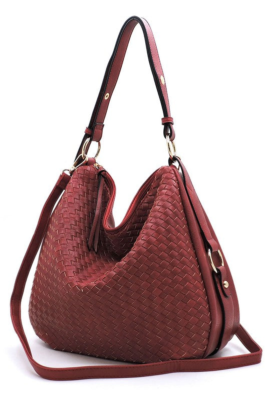 Woven Shoulder Bag- - Ana Patricia Boutique