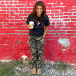 Herbie Embroidered Tee- Black - Ana Patricia Boutique