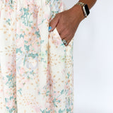 Strapless Floral Eyelet Dress - Ana Patricia Boutique