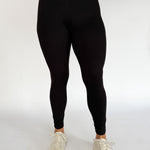Full Length Leggings- Black - Ana Patricia Boutique