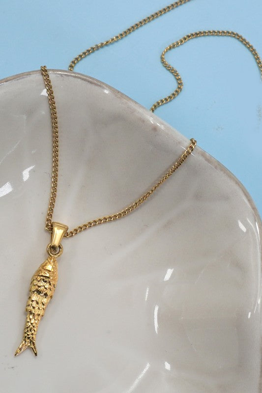 Fish Necklace - Ana Patricia Boutique