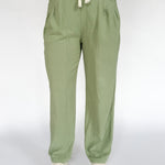 Barrel Leg Pants- Olive - Ana Patricia Boutique