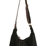 Suede Crossbody- Black