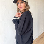 Vintage Star Pullover- Black - Ana Patricia Boutique