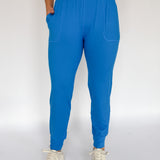 In Training Joggers- Blue - Ana Patricia Boutique