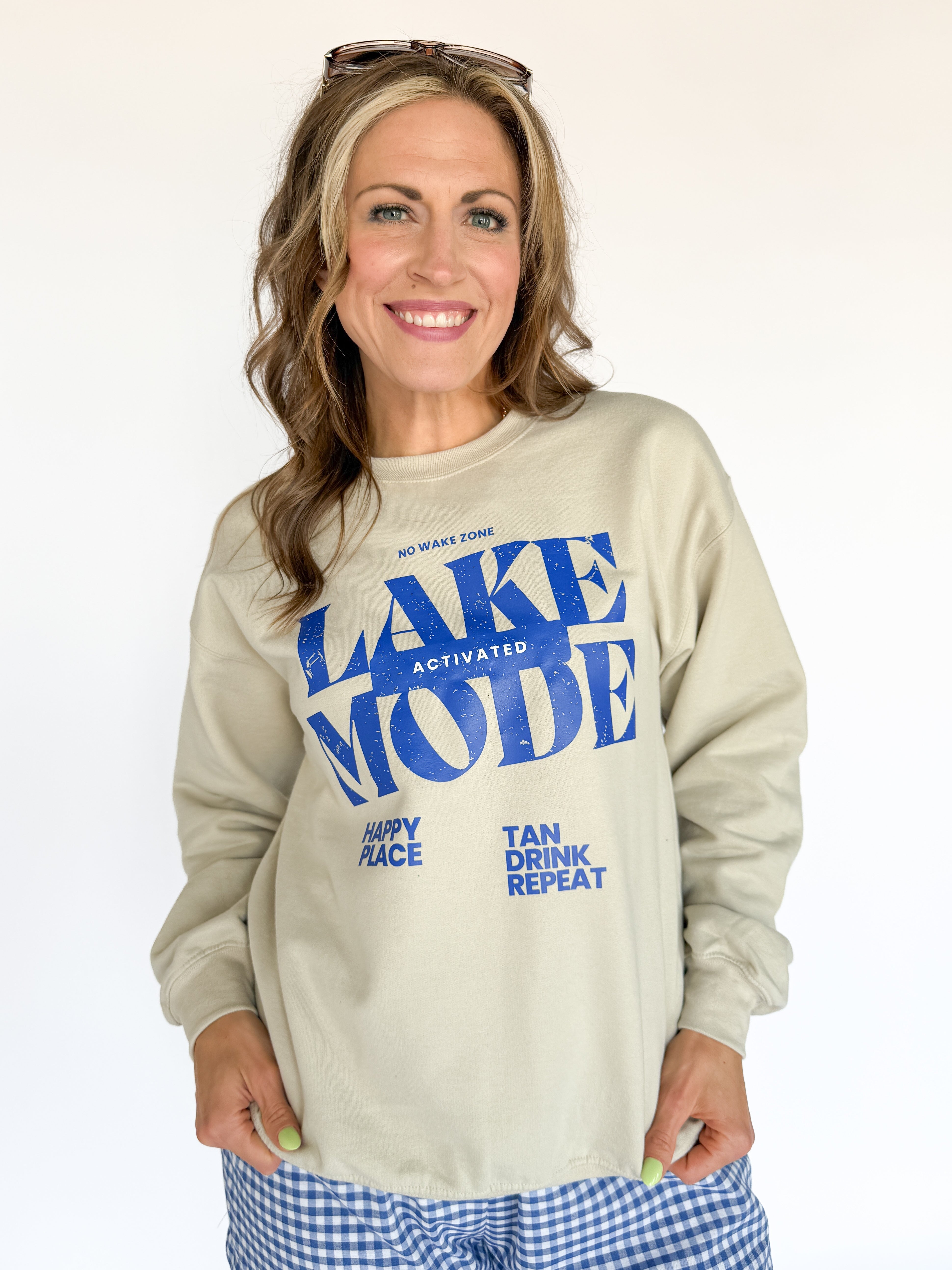 Lake Mode Activated Crewneck - Ana Patricia Boutique