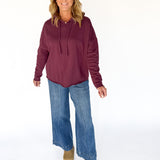 The Everyday Hoodie-Dark Plum