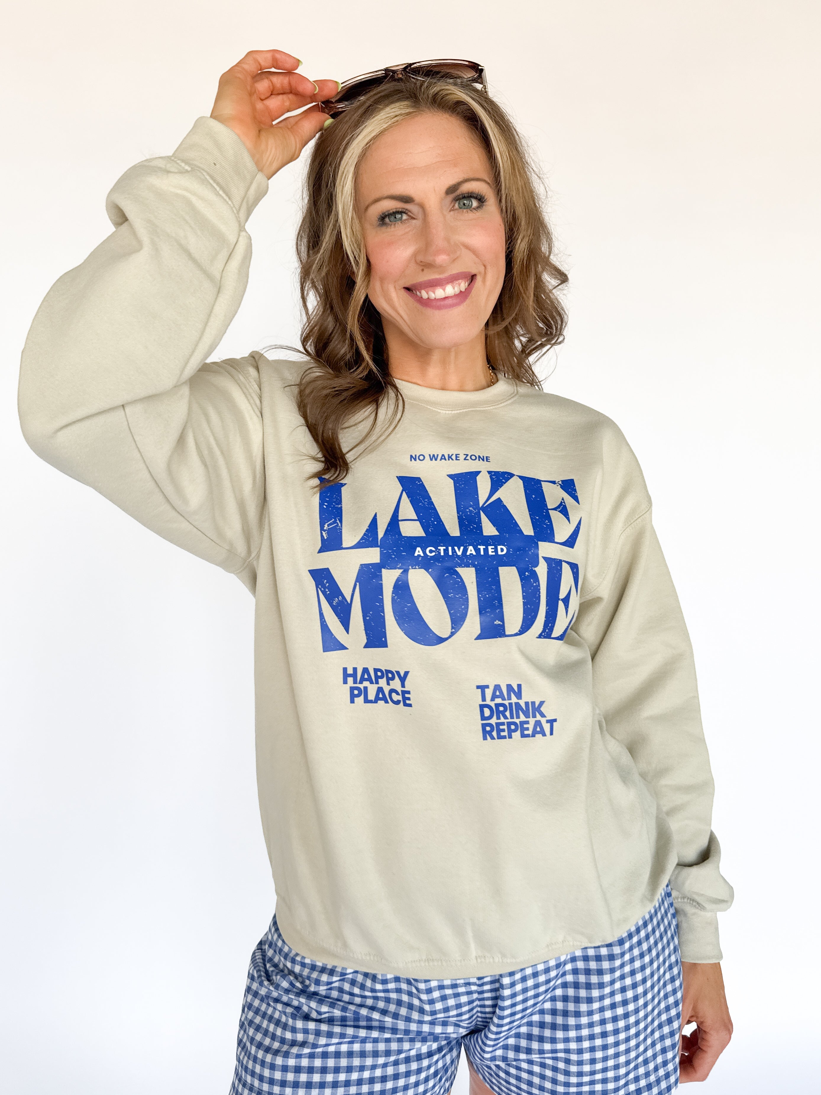 Lake Mode Activated Crewneck - Ana Patricia Boutique