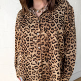 Silky Feel Leopard Top - Ana Patricia Boutique