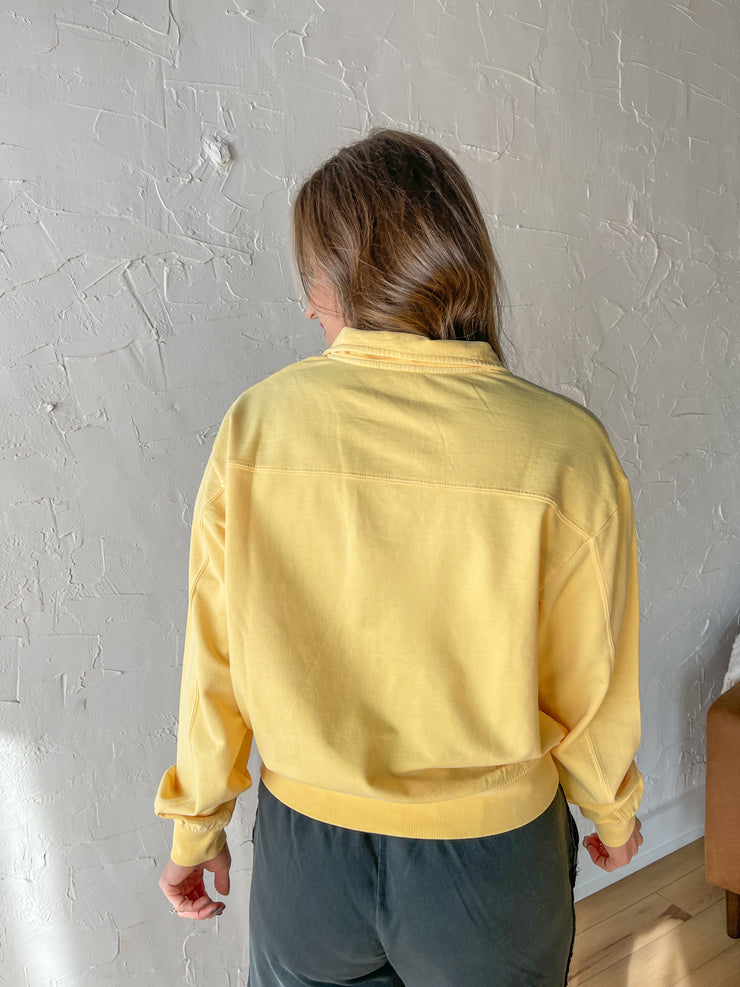 Errand Essential Pullover- Lemon Yellow