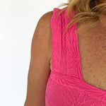 Floral Jacquard Tank- Pink - Ana Patricia Boutique