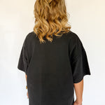 Mineral Wash Oversized Tee-Black - Ana Patricia Boutique