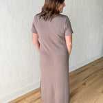 Scuba Maxi Dress- Mocha - Ana Patricia Boutique