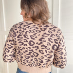The Dolly Cardigan- Leopard - Ana Patricia Boutique