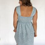 Floral Chambray Mini Dress - Ana Patricia Boutique