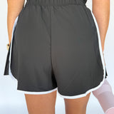 Tiger Shortsie Romper- Black - Ana Patricia Boutique