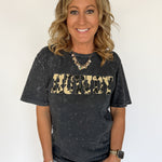 Howdy Graphic Tee- Black - Ana Patricia Boutique
