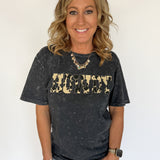 Howdy Graphic Tee- Black - Ana Patricia Boutique