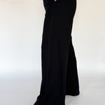 Everyday Wide Leg Pants- Black - Ana Patricia Boutique