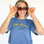 Sun Bum Mineral Wash Tee- Blue - Ana Patricia Boutique