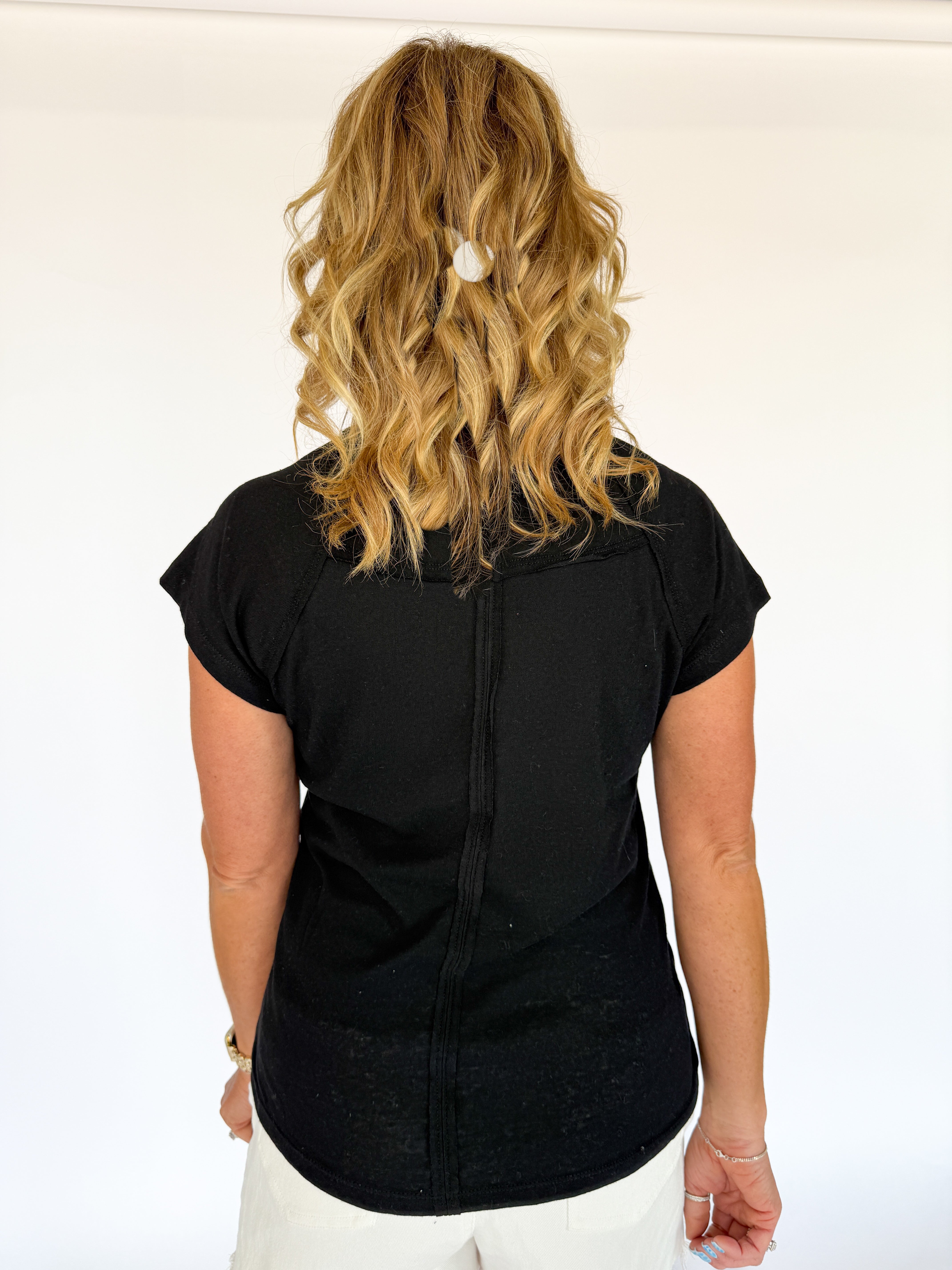 They Ivy Basic Tee- Black - Ana Patricia Boutique