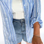 The Classic Blue and White Button Down - Ana Patricia Boutique