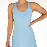 The Alex Tennis Romper Dress- L. Blue - Ana Patricia Boutique