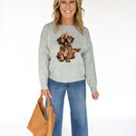 Doggie Sweater- Grey - Ana Patricia Boutique