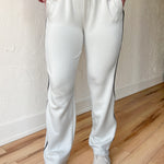The Classic Stripe Pants- White - Ana Patricia Boutique