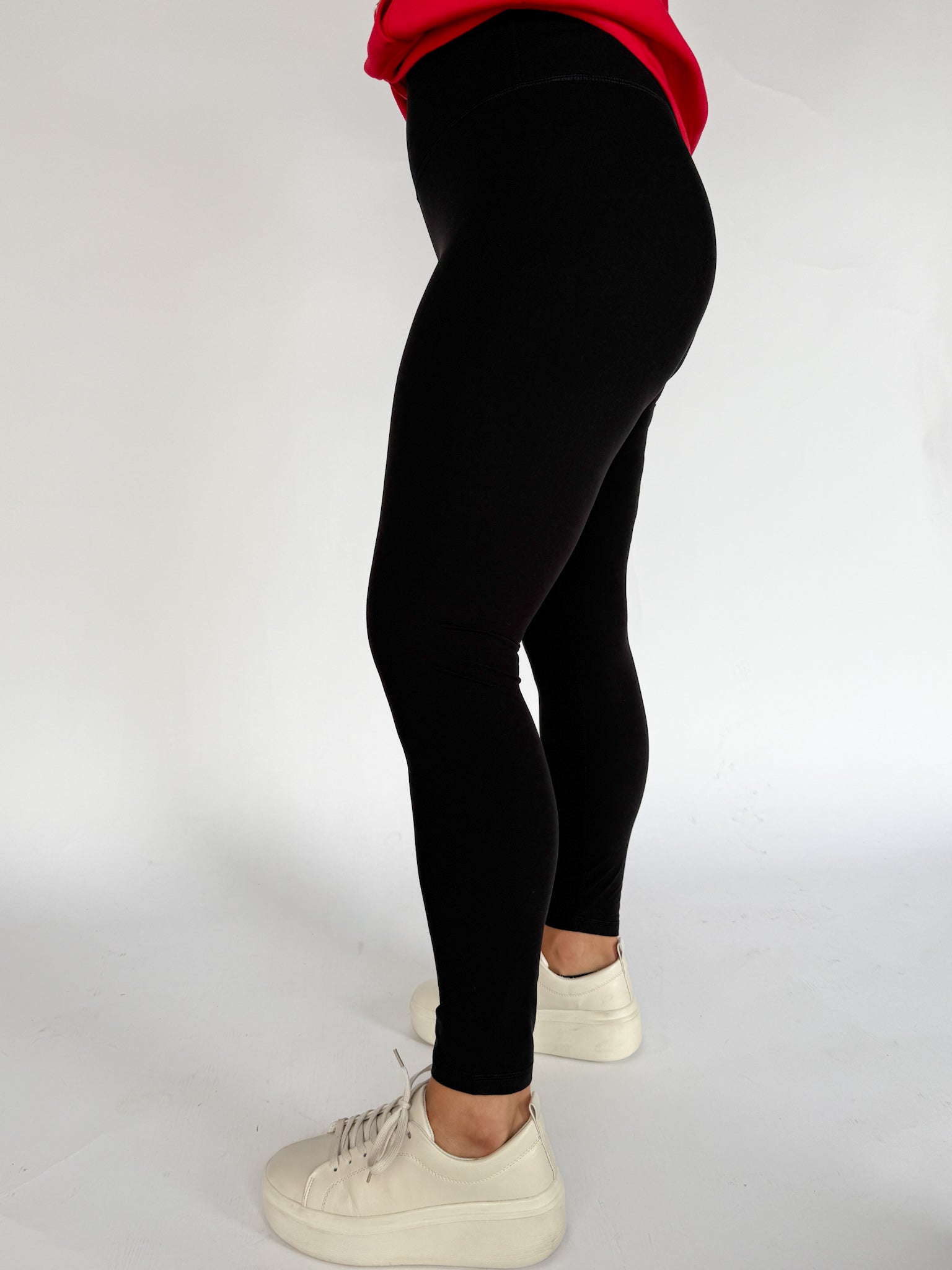 Full Length Leggings- Black - Ana Patricia Boutique