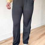 The Classic Stripe Pants- Black - Ana Patricia Boutique