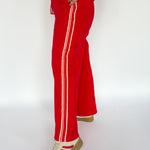 Jersey Track Pant- Red - Ana Patricia Boutique