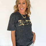 Howdy Graphic Tee- Black - Ana Patricia Boutique