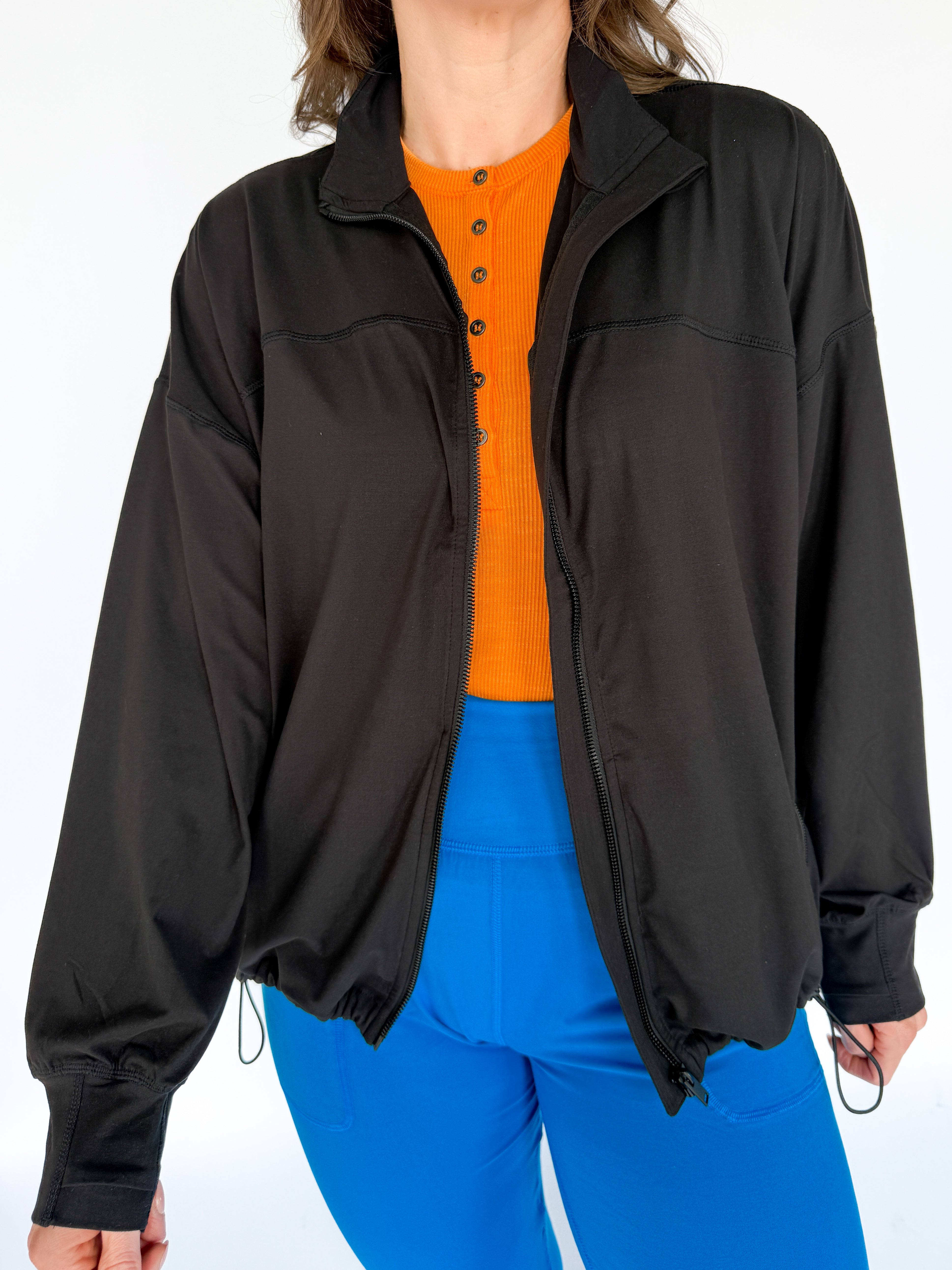 Butter Soft Oversized Jacket- Black - Ana Patricia Boutique