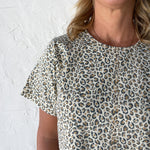 Leopard Denim Shift Dress - Ana Patricia Boutique