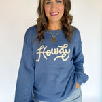 Howdy Sweater- Blue - Ana Patricia Boutique