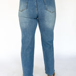 Varsity Stripe Barrel Jeans - Ana Patricia Boutique
