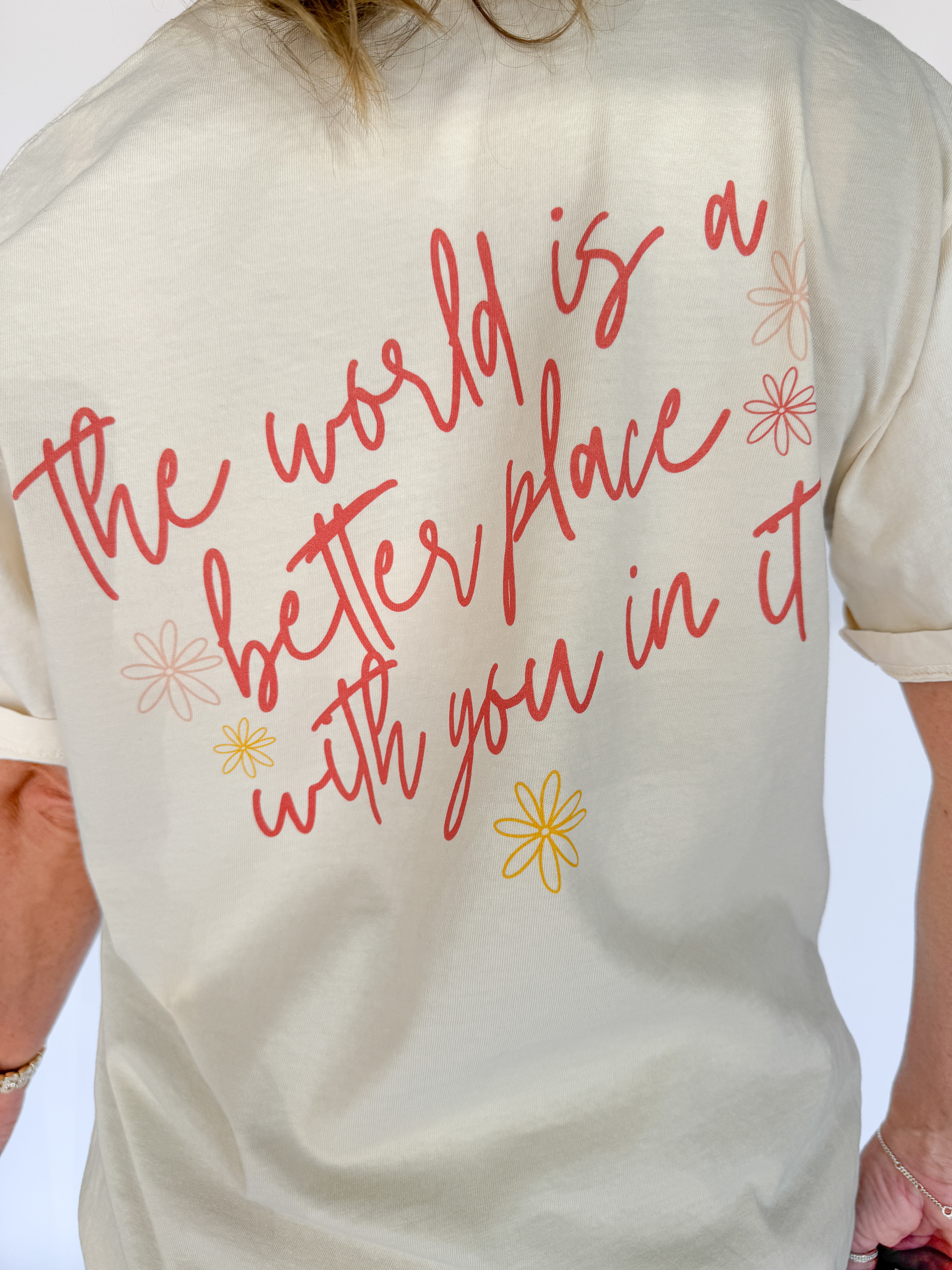 You Matter Graphic Tee- Ivory - Ana Patricia Boutique