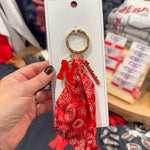 Nebraska Cornhuskers Logo Bandana Bag Charm - Ana Patricia Boutique