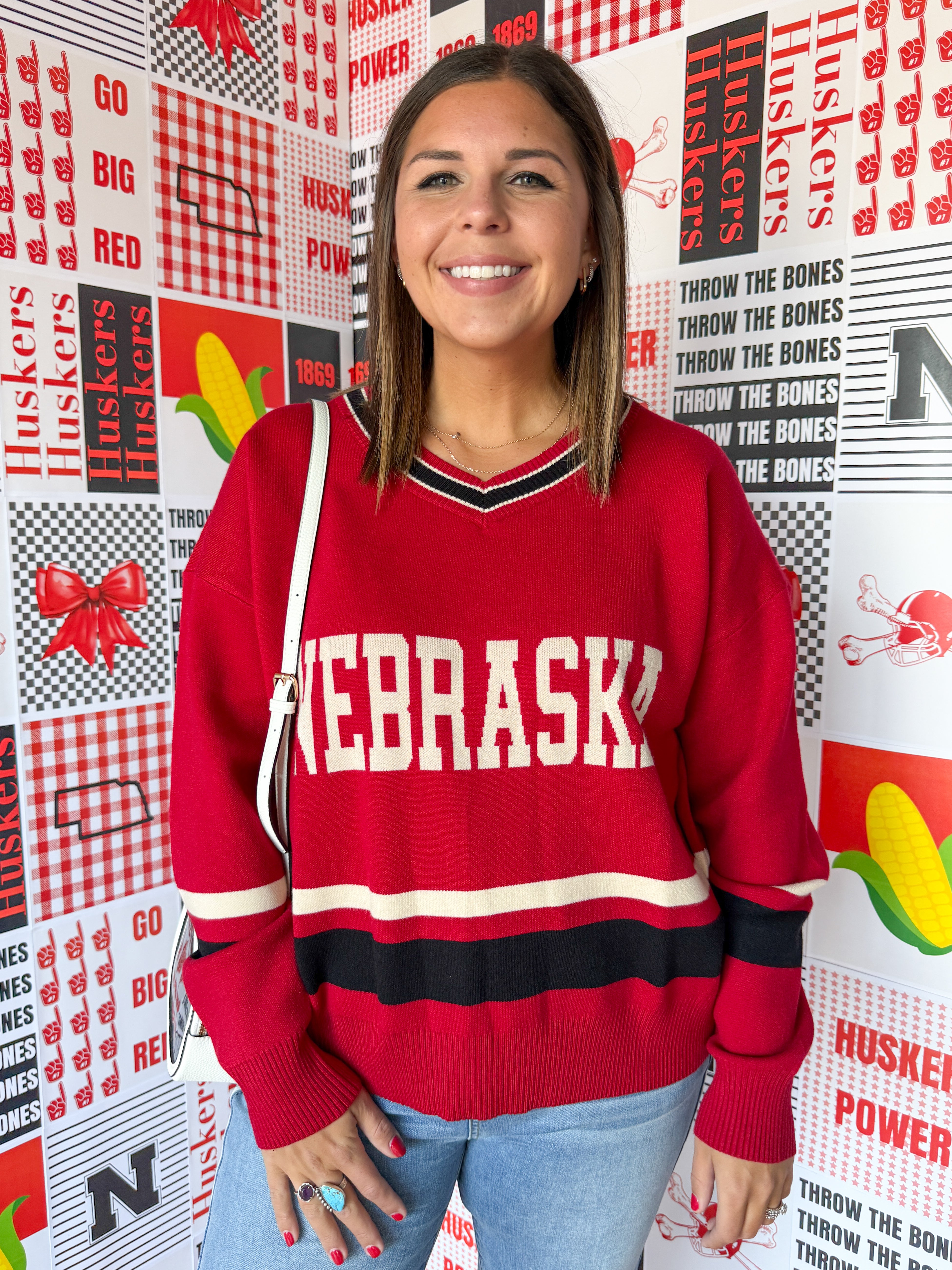 Nebraska V Neck Sweater - Ana Patricia Boutique