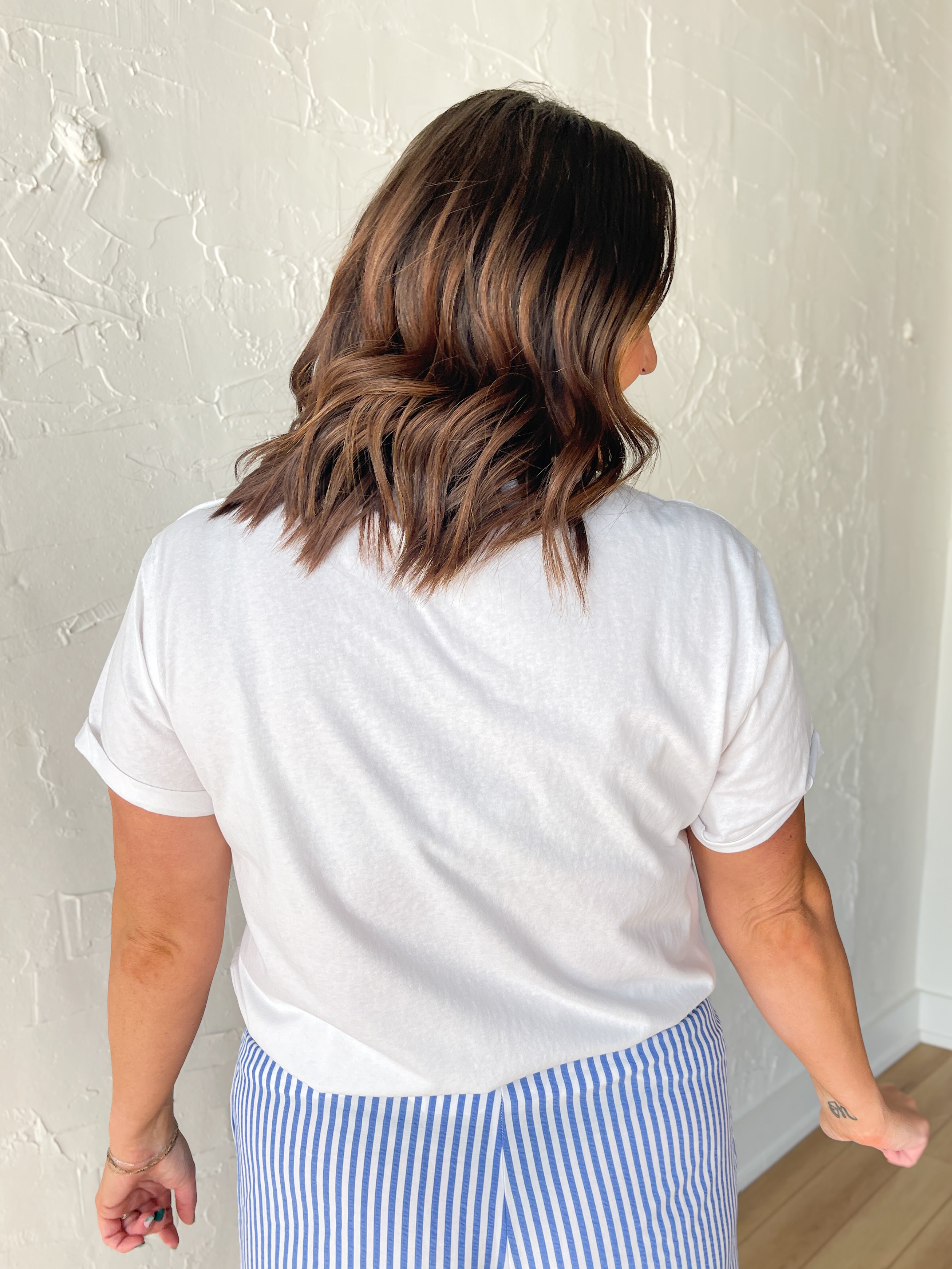 The Mali Basic Tee- White - Ana Patricia Boutique