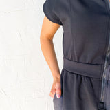 Scuba Luxe Mini Dress- Black - Ana Patricia Boutique