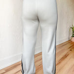 The Classic Stripe Pants- White - Ana Patricia Boutique